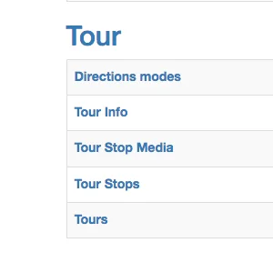 To Tour Info